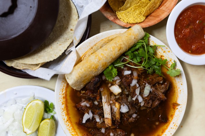 Birria at El Parian.